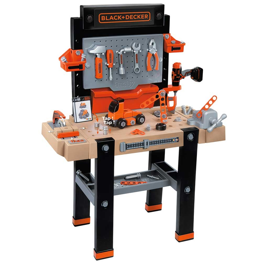 Atelier Smoby Black Decker Bricolo Ultimate cu accesorii