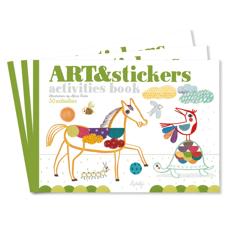 Carte Arta cu stickere, Londji