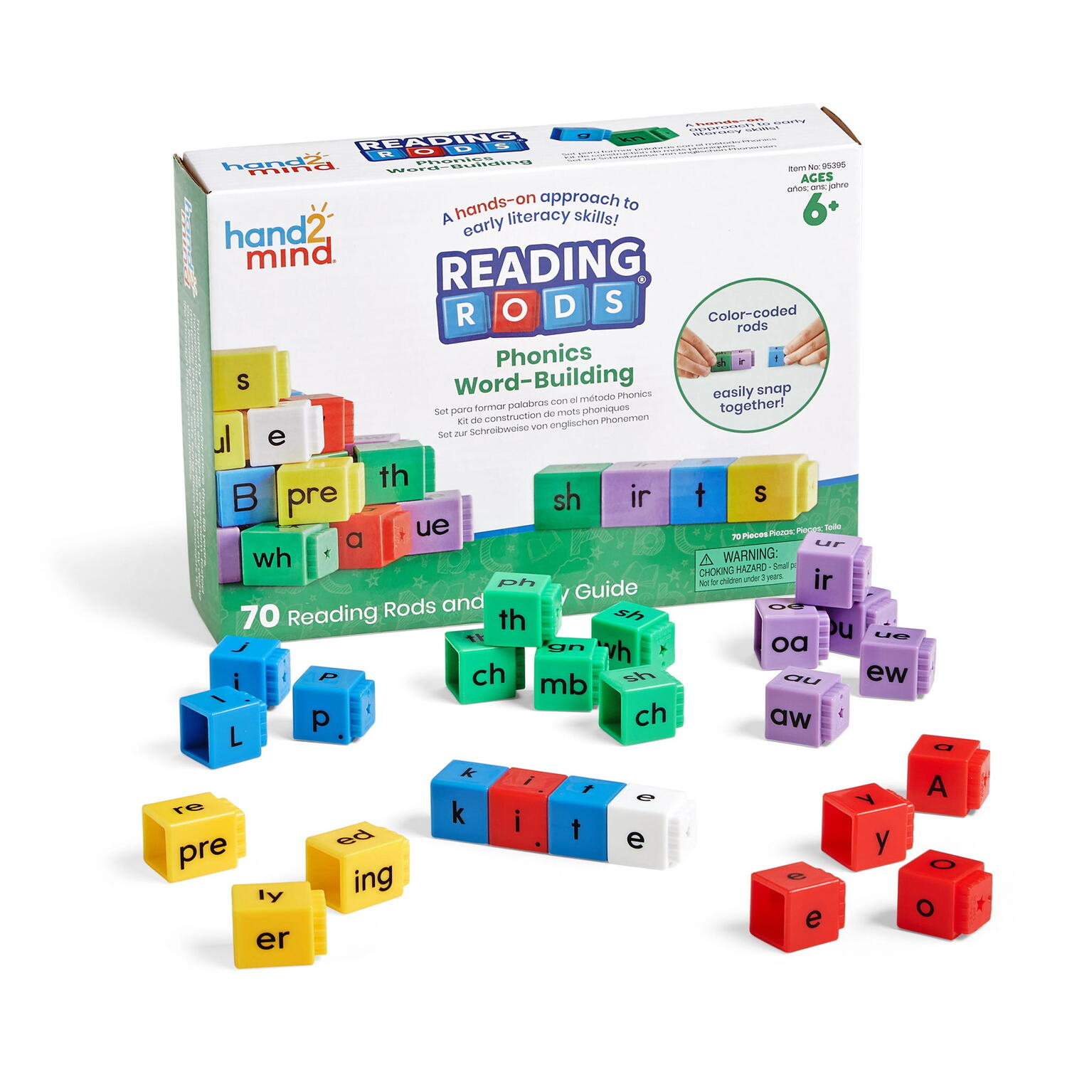 Cuburi Reading Rods - Elemente de fonetica