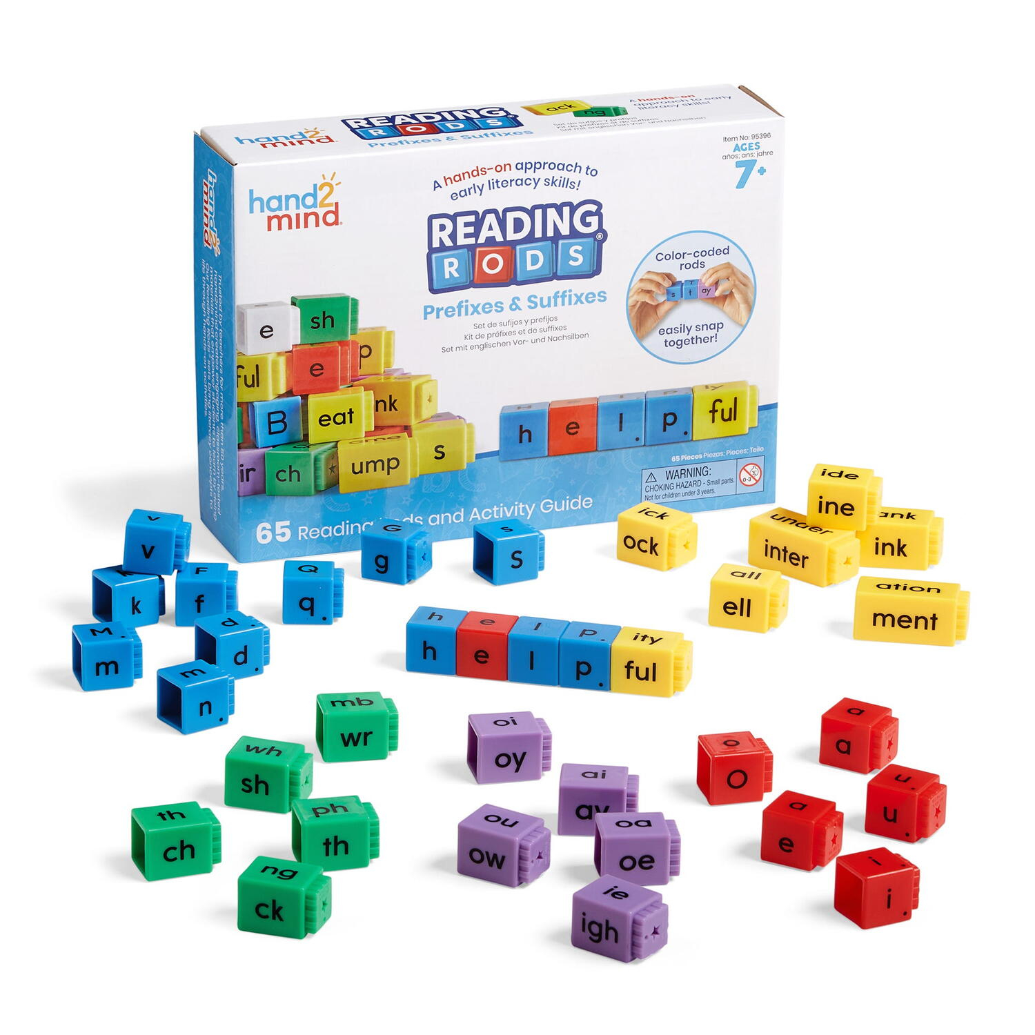 Cuburi Reading Rods - Prefixe sufixe