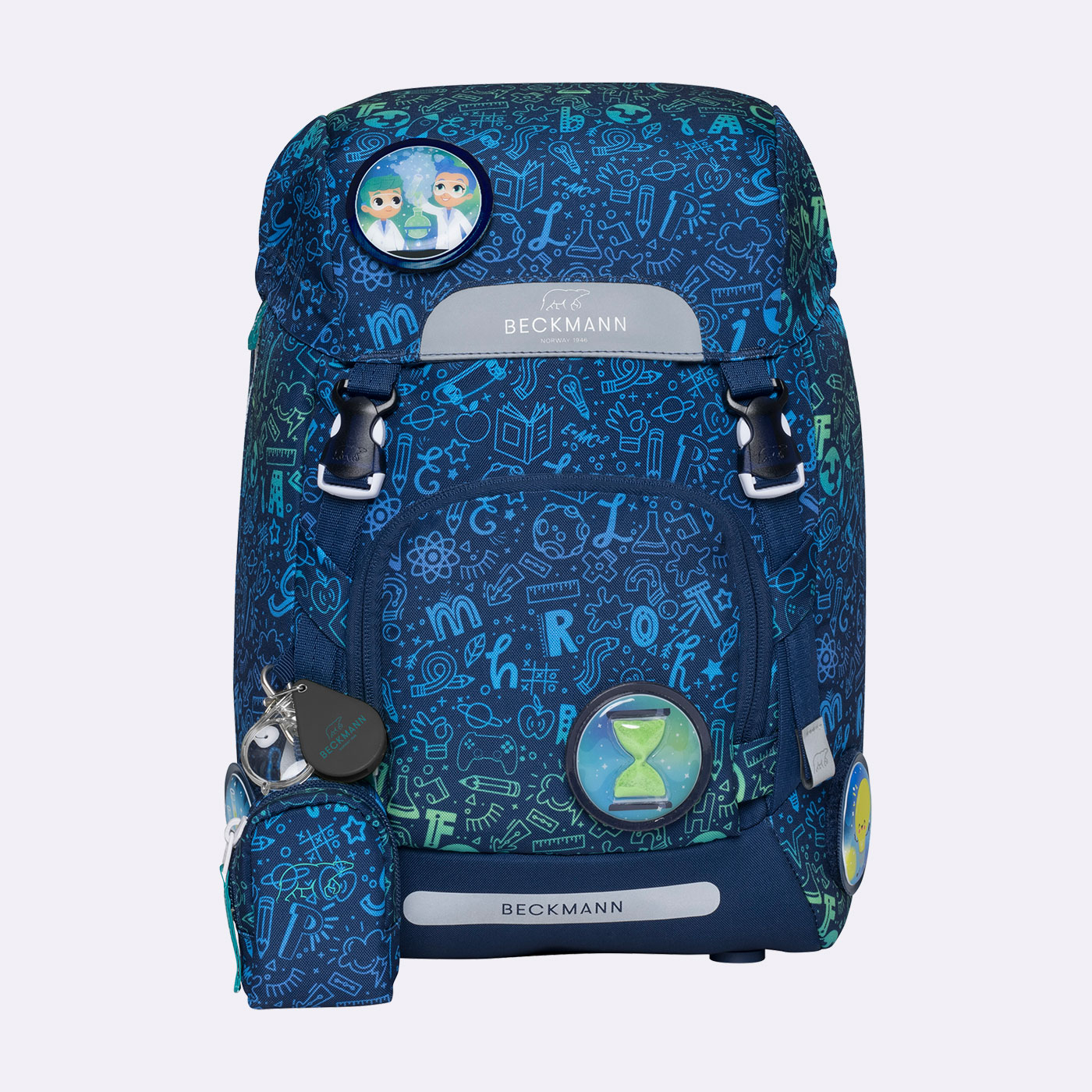 Ghiozdan, rucsac ergonomic pentru scoala, Clasic, Science