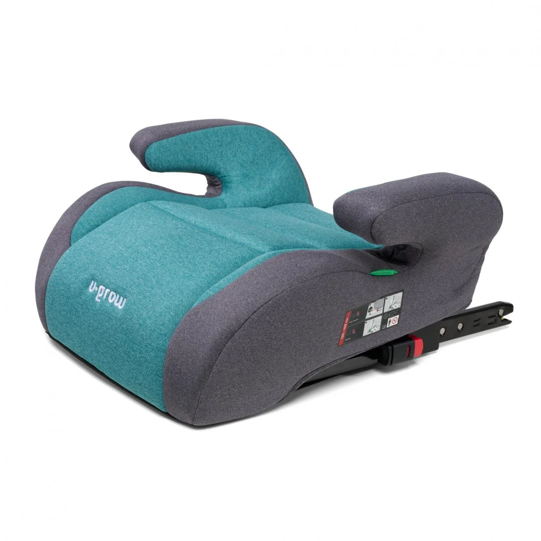 Inaltator auto 125-150, omologare R129 cu isofix , verde gri, U-Grow