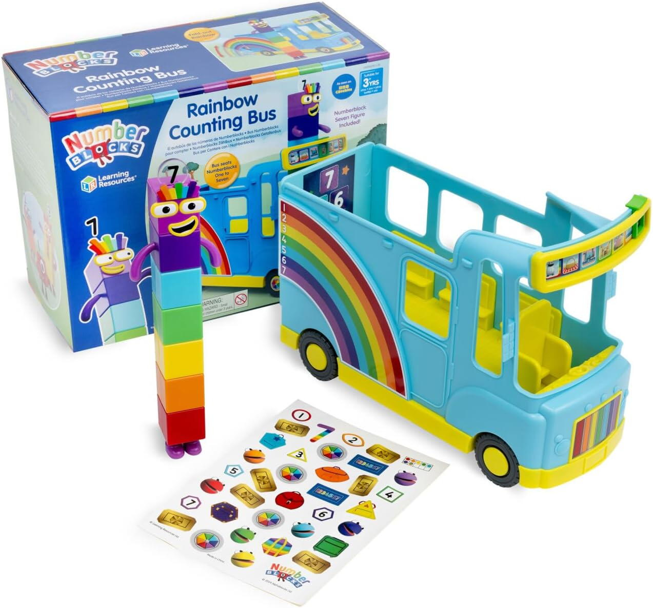 Joc de rol - Numberblocks si autobuzul curcubeu