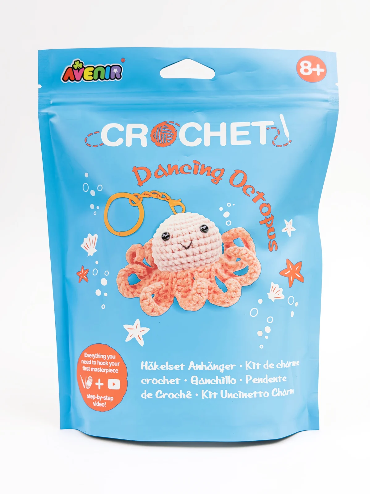 Kit de crosetat pentru copii - Dancing Octopus