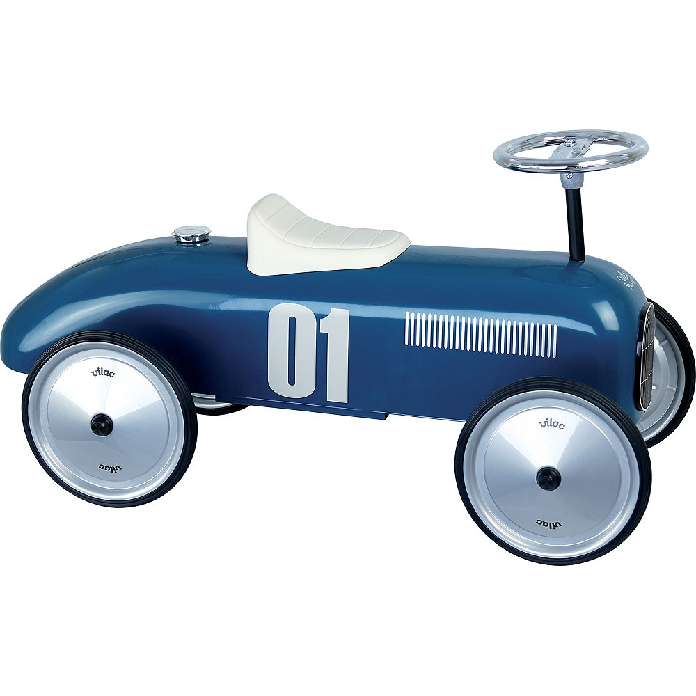Masinuta Ride-On Metalica Vintage - Bleumarin - Vilac