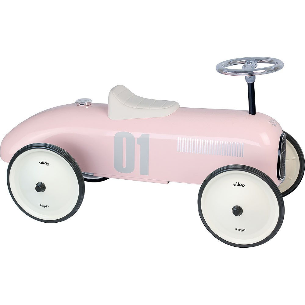Masinuta Ride-On Metalica Vintage - Roz - Vilac