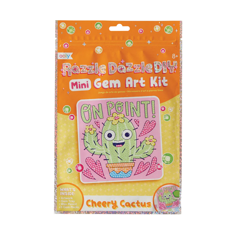 Mini Atelier creativ DIY cu diamante - Cheery Cactus