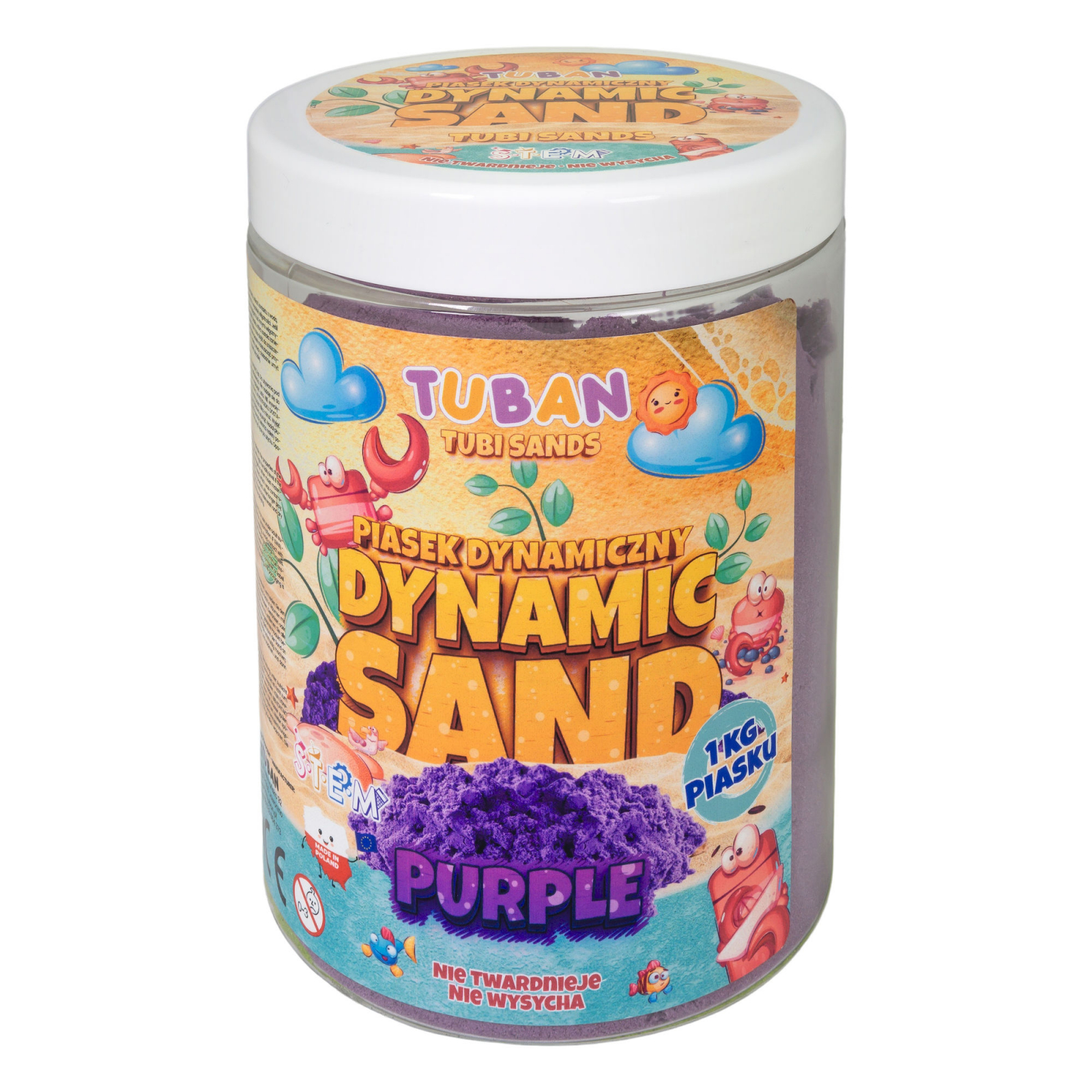 Nisip senzorial modelabil - mov, 1 kg