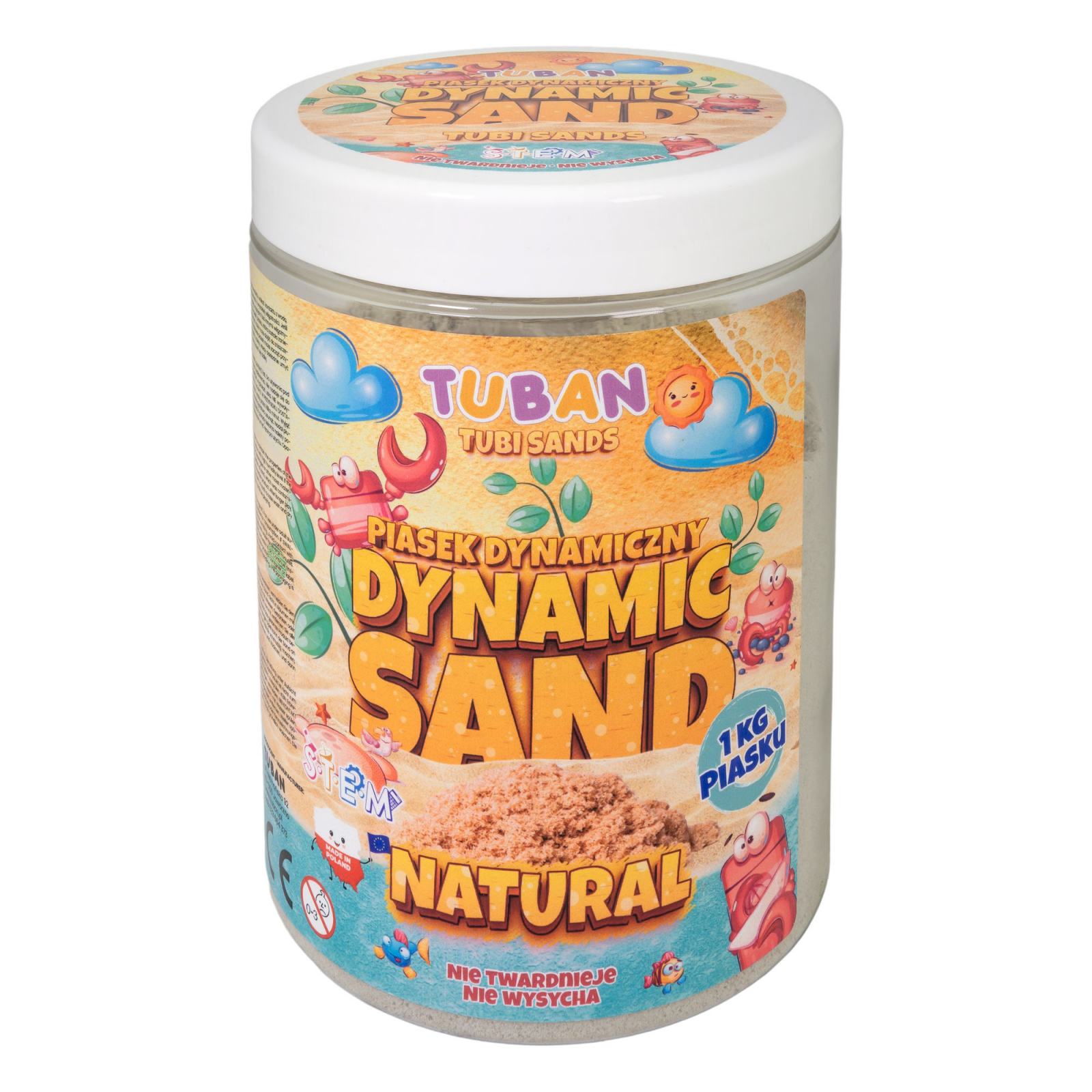 Nisip senzorial modelabil - natural, 1 kg