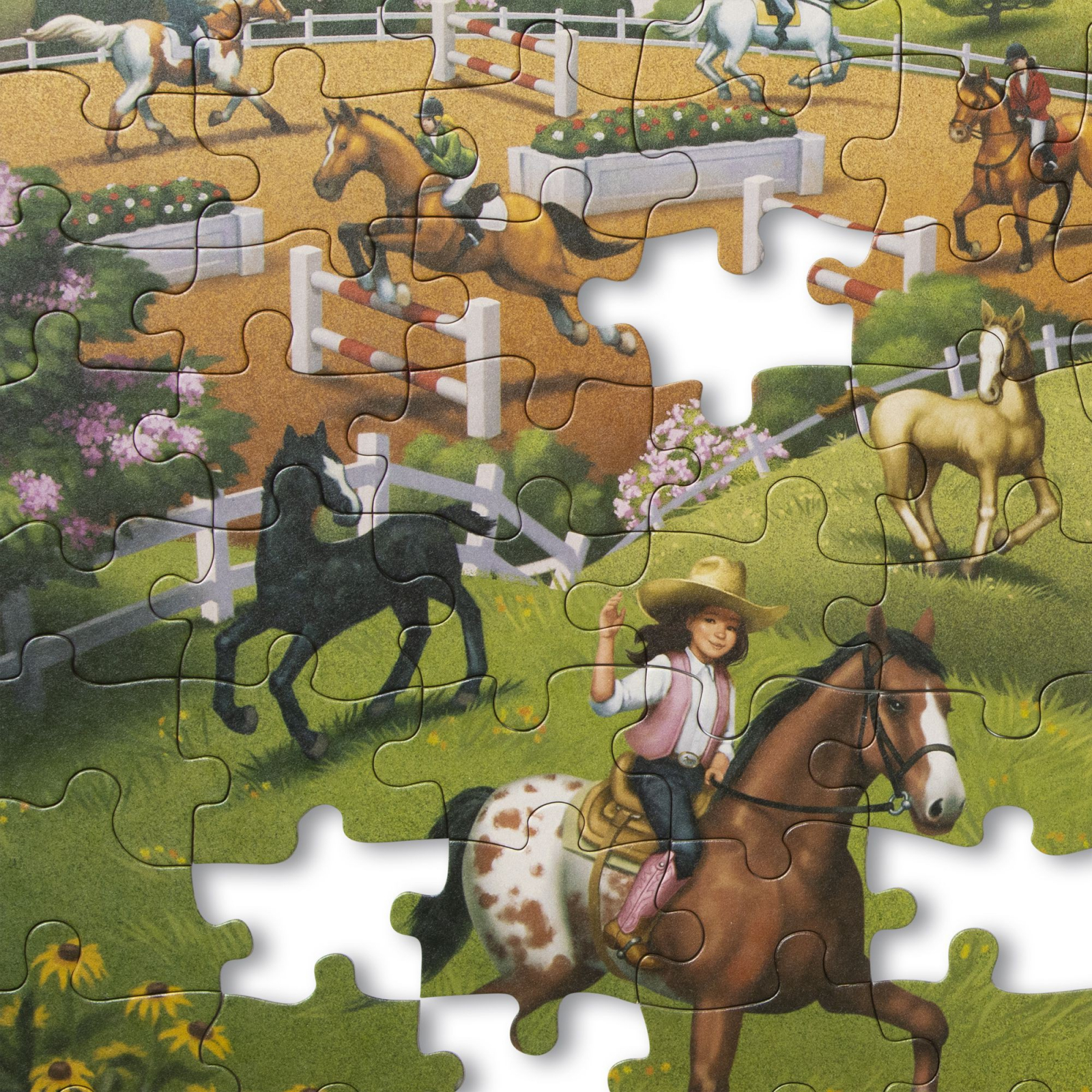 Primul meu puzzle eco din carton Calutii - Melissa Doug