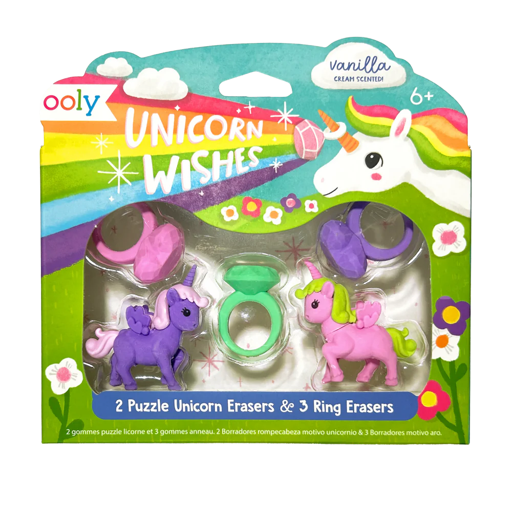 Radiere parfumate: Unicorni (Set de 5)