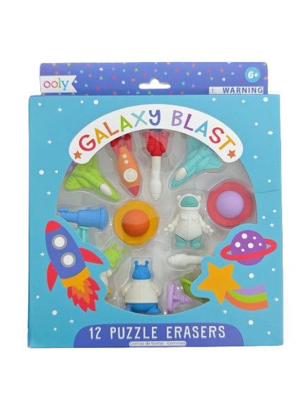 Radiere tip puzzle - Galaxie (Set de 12)