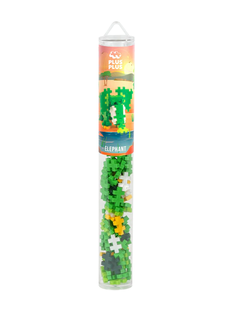Set constructie Plus-Plus, tub 100 piese, Elefant