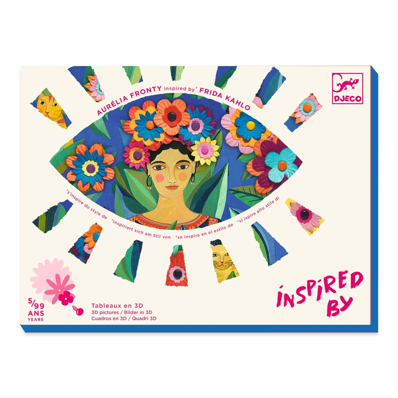 Set creativ Inspired by Frida Kahlo, Djeco