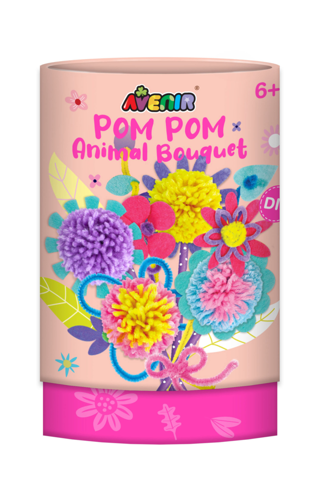 Set creativ Pom - buchet flori