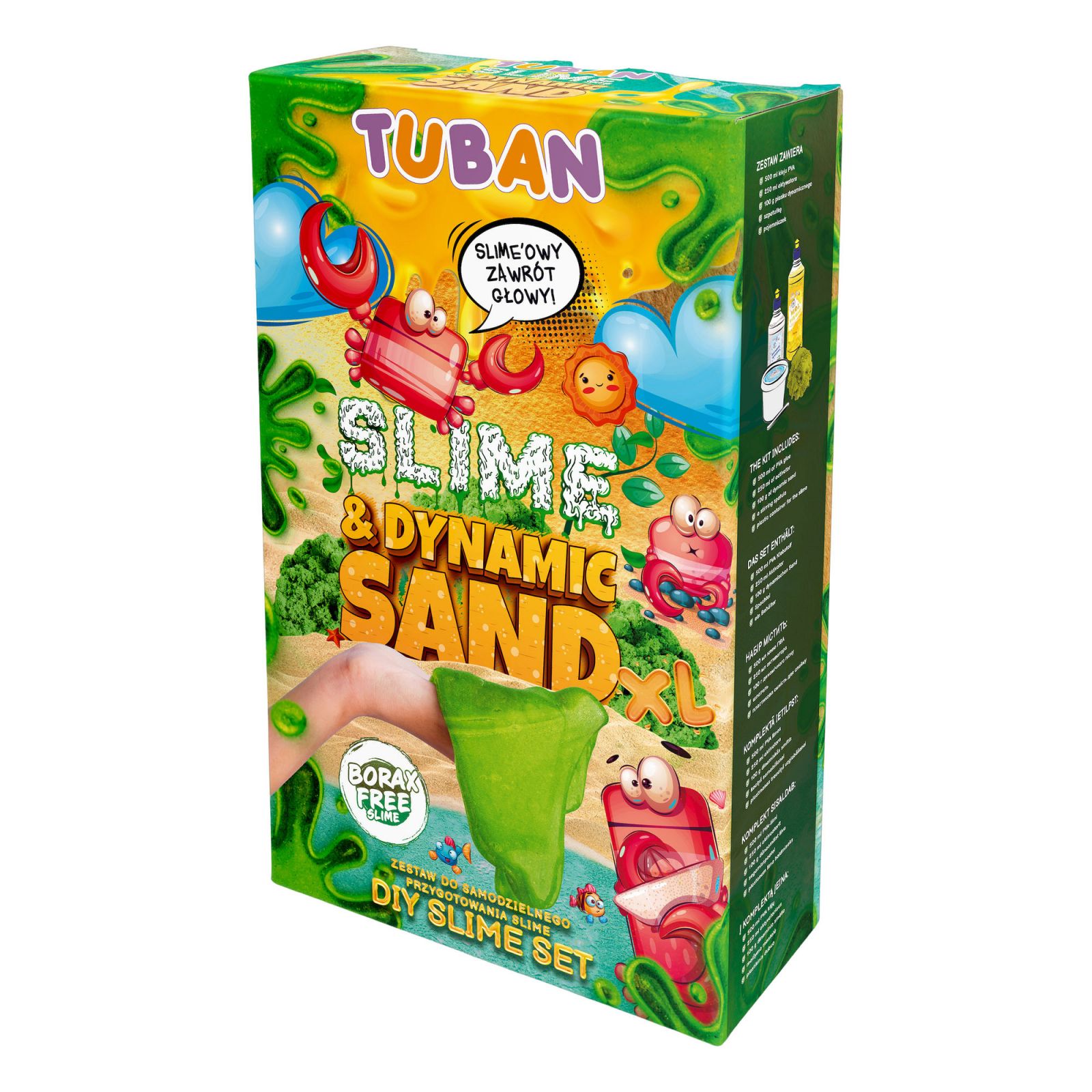 Set DIY experimente SLIME NISIP SENZORIAL XL