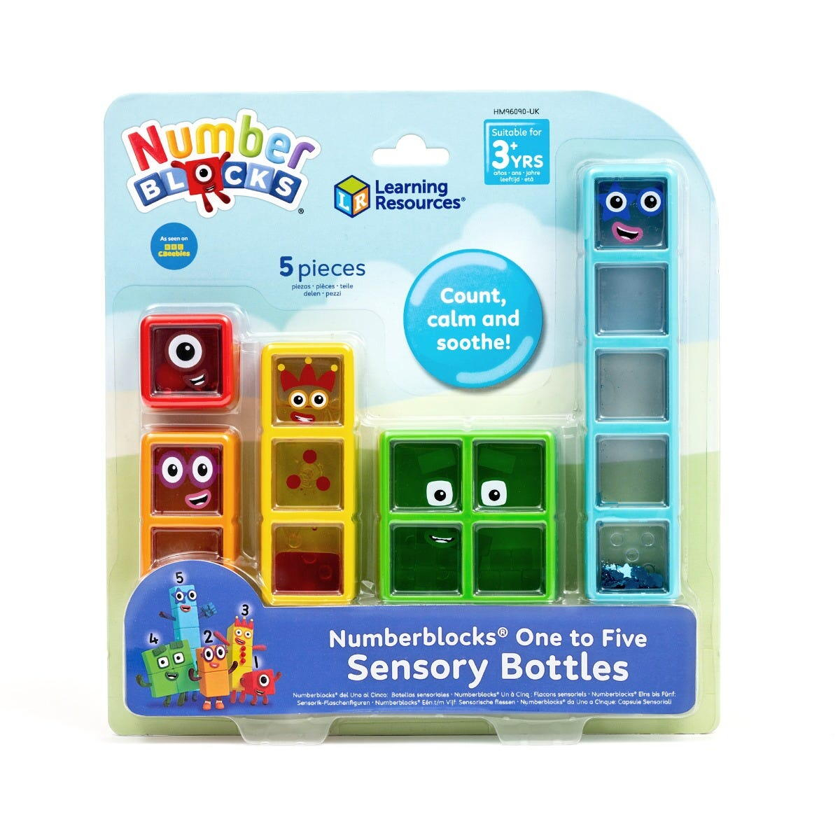 Set eprubete senzoriale Numberblocks - De la 1 la 5