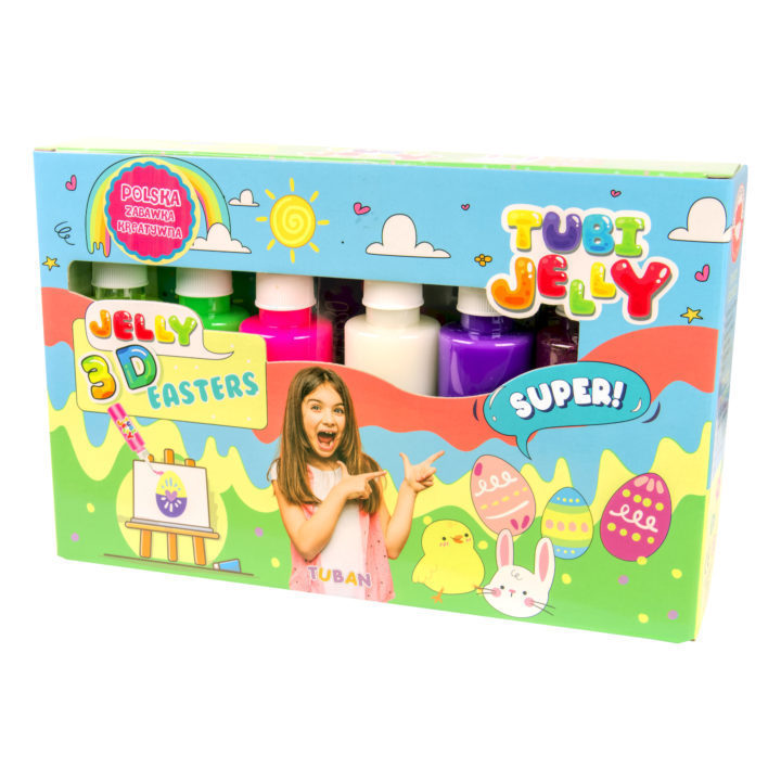 Set TUBI JELLY (gel modelator) cu 6 culori - PASTE