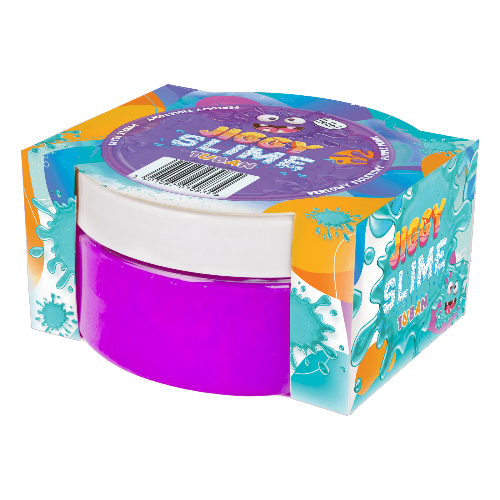 Slime in cutie JIGGLY SLIME - mov perlat, 200 g