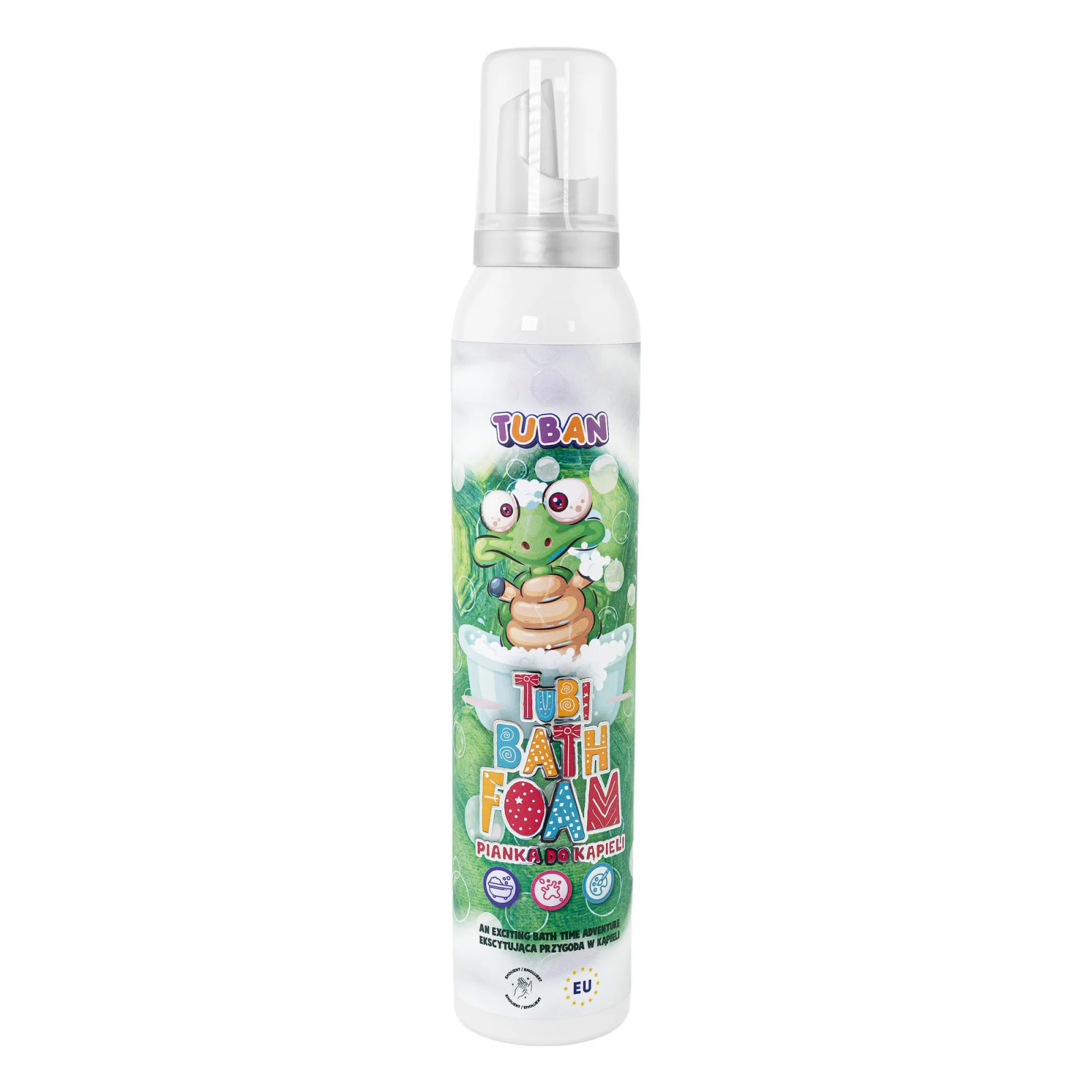Spuma creativa pentru baie si slime - TUBI - VERDE 200 ml