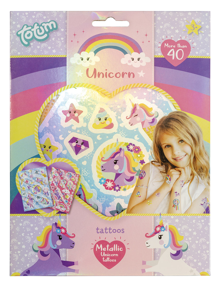 Tatuaje metalice cu unicorni