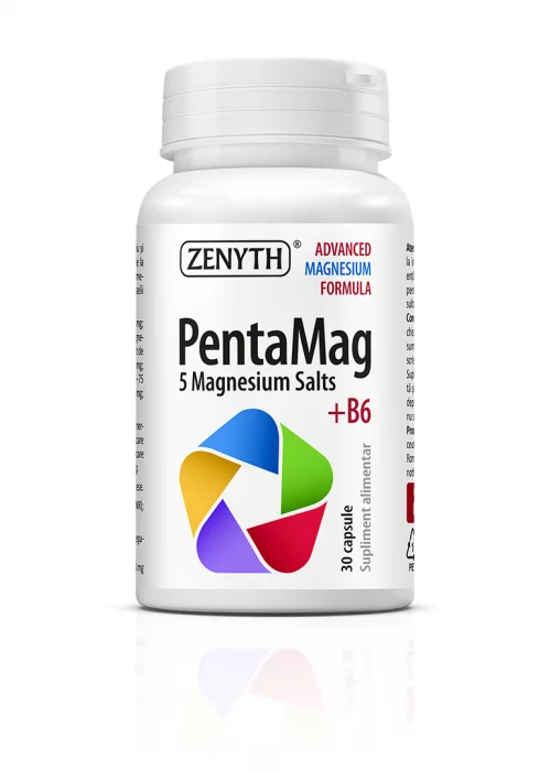 PentaMag (5 saruri de magneziu + vitamina B6) 30 cps