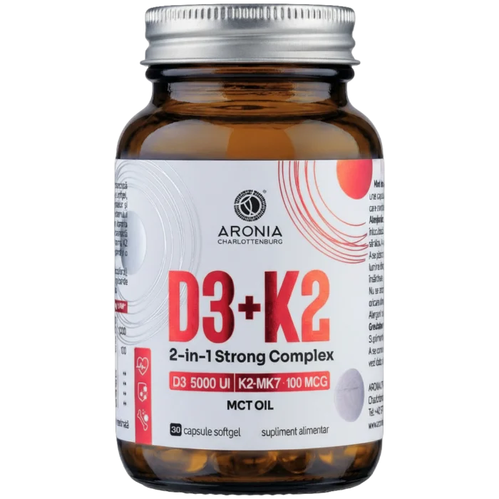Vitamina D3+K2, 2-in-1 Strong Complex