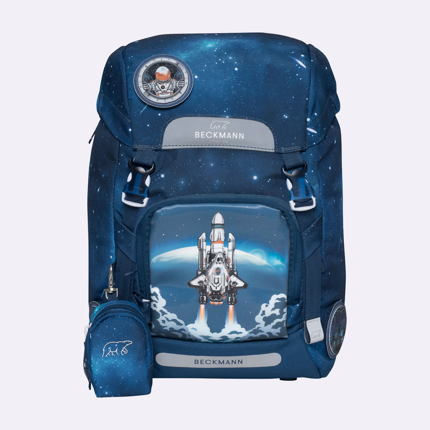 Ghiozdan, rucsac ergonomic pentru scoala, Clasic, Space Mission