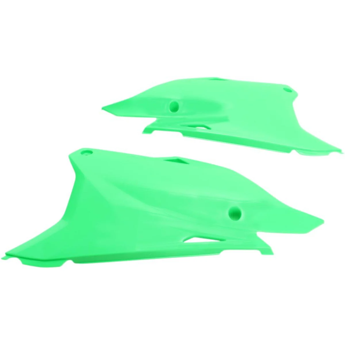 Laterale spate Kawasaki KX85 14-18,verde fluorescent