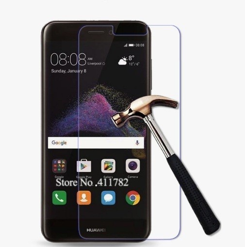 Folie de sticla Compatibila cu Huawei P8 Lite, transparenta, full screen, protectiva, antisoc, ultrasubtire Engros