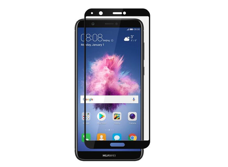Folie ecran, Sticla, Compatibila cu Huawei P20 Lite, Full Screen, Negru Engros