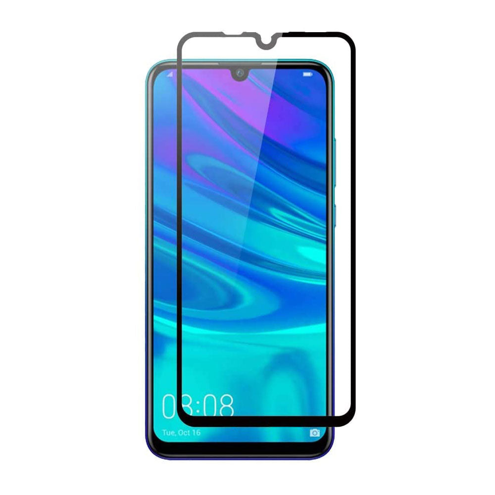 Folie sticla securizata Compatibila cu Huawei P Smart 2020, 3D Negru, FULL SCREEN, Full Glue,Tempered Glass, Antisoc Engros
