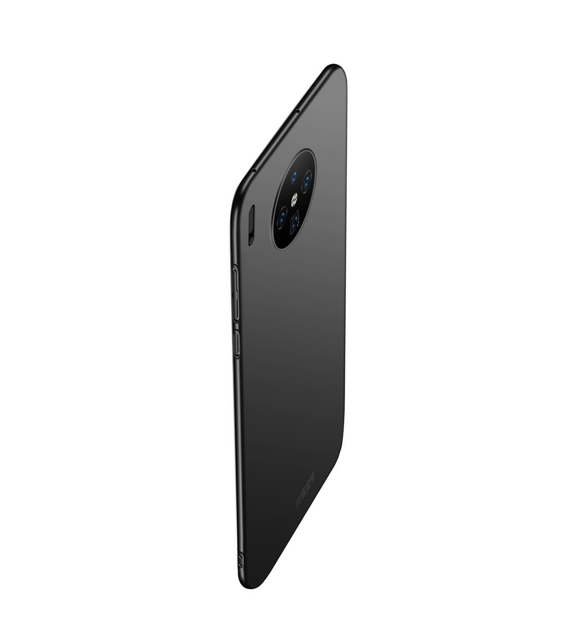 Husa Compatibila cu Huawei Mate 30, neagra, policarbonat, ultra-thin, frosted, subtire, Mofi Engros