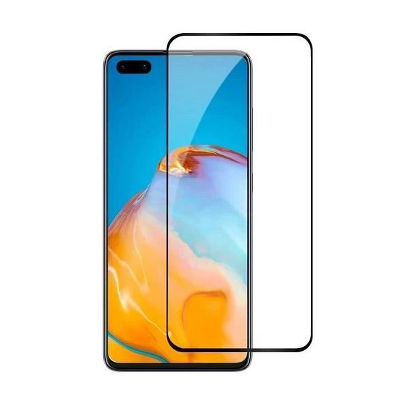 Folie sticla securizata Compatibila cu Huawei P40, FULL SCREEN, Margini negre, Tempered Glass, Antisoc Engros