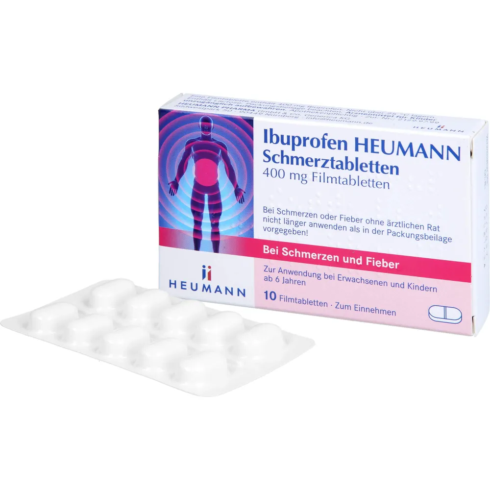 Ibuprofen Heumann Schmerztabletten 400 mg 10 St