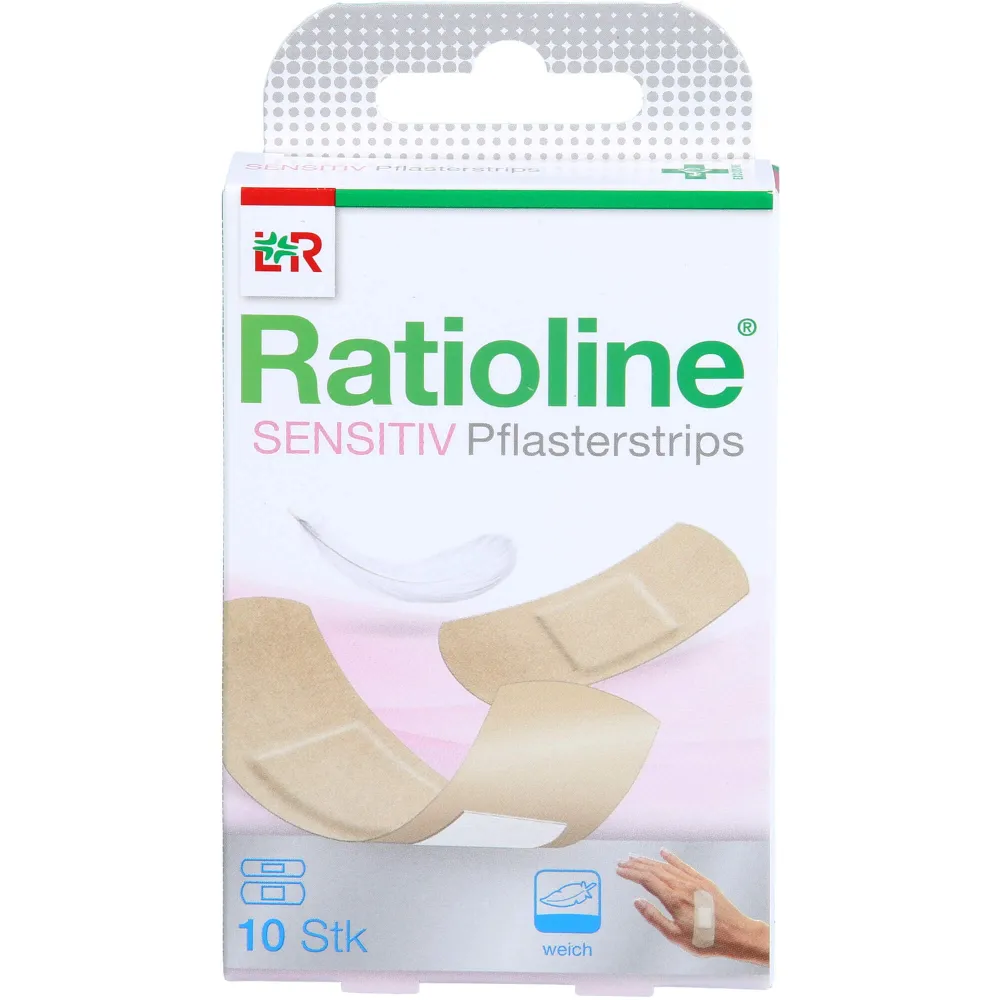 Ratioline sensitive Pflasterstrips in 2 Größen 10 St