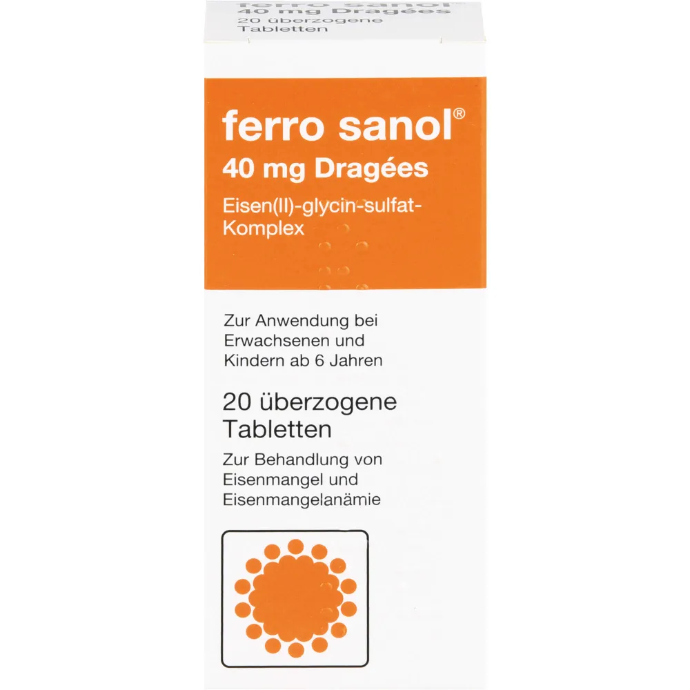 Ferro Sanol überzogene Tabletten 20 St