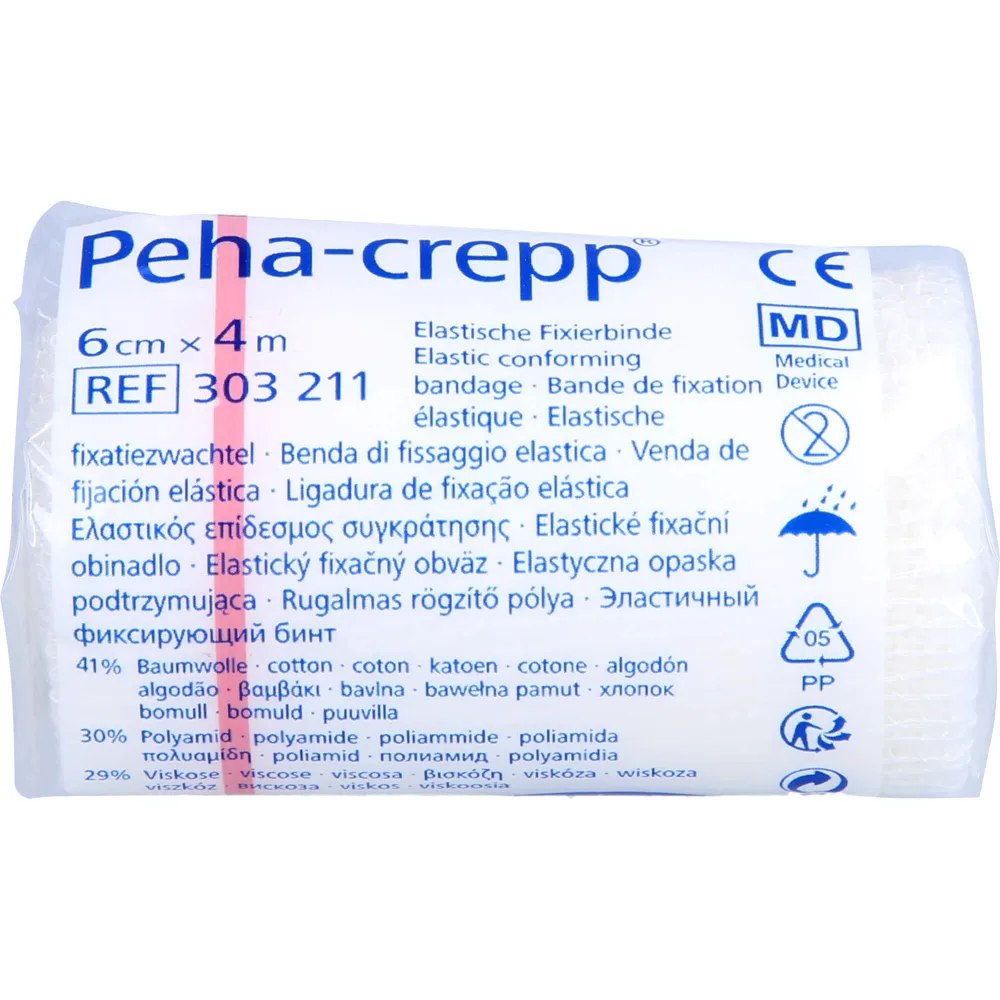 Peha Crepp Fixierbinde 6 cmx4 m 1 St