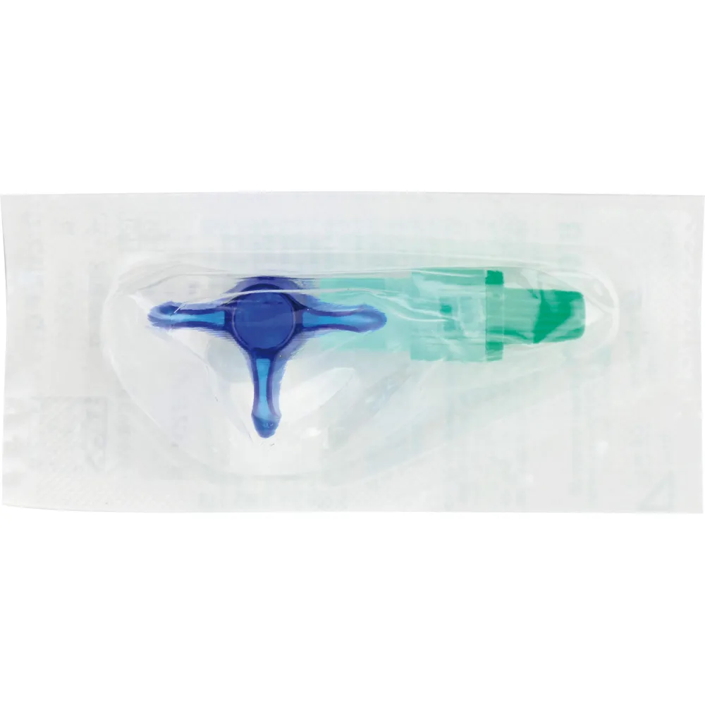 Discofix C Dreiwegehahn blau 1 St
