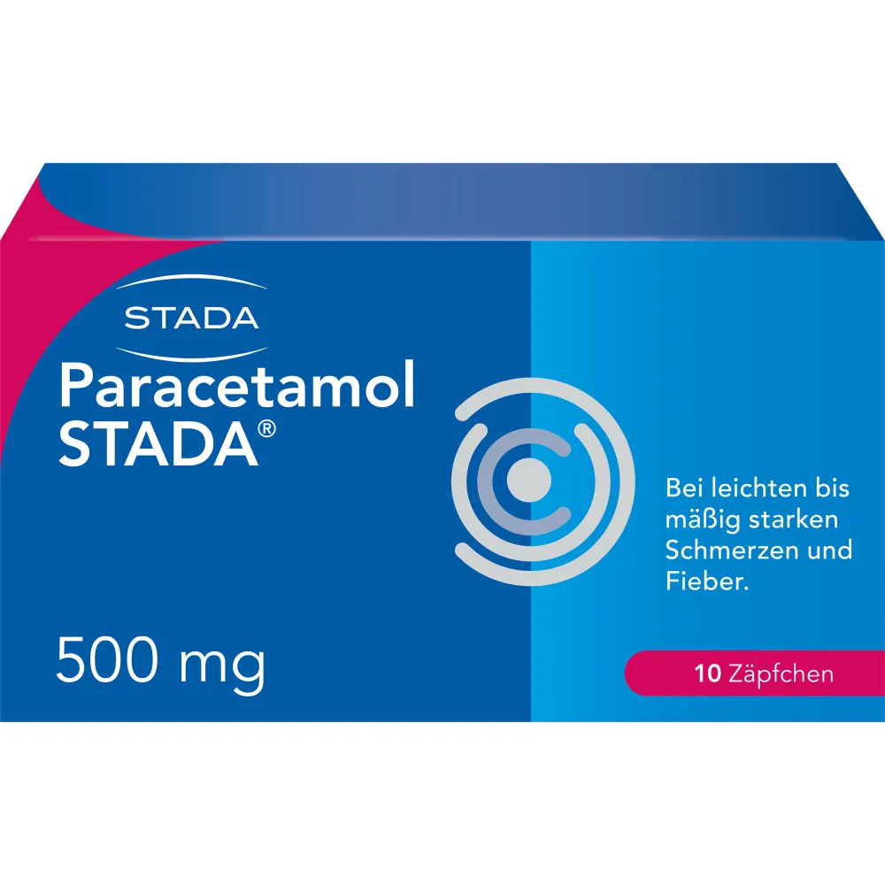 Paracetamol Stada 500 mg Zäpfchen 10 St