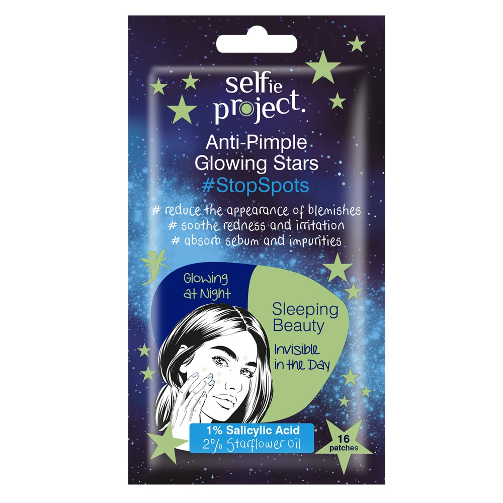 Plasturi anti-cosuri Glow in the Dark, 16 bucati, Selfie Project