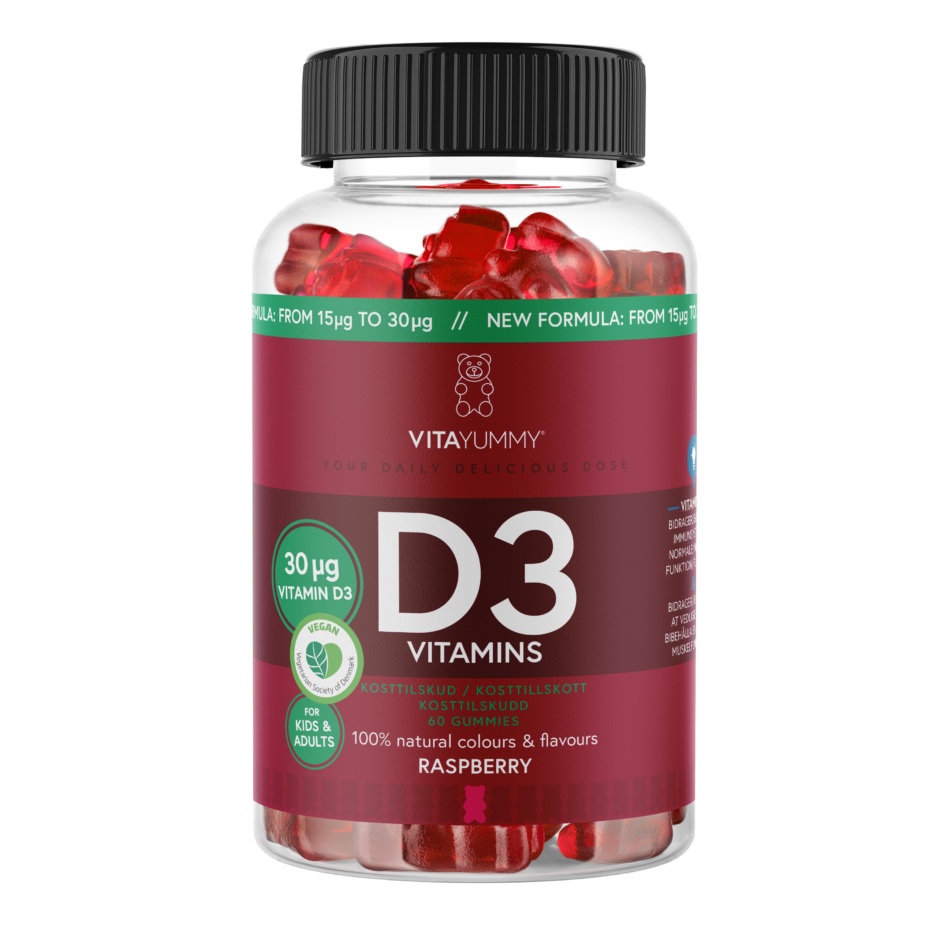 Vitamina D3, 60 jeleuri vegane, Vitayummy