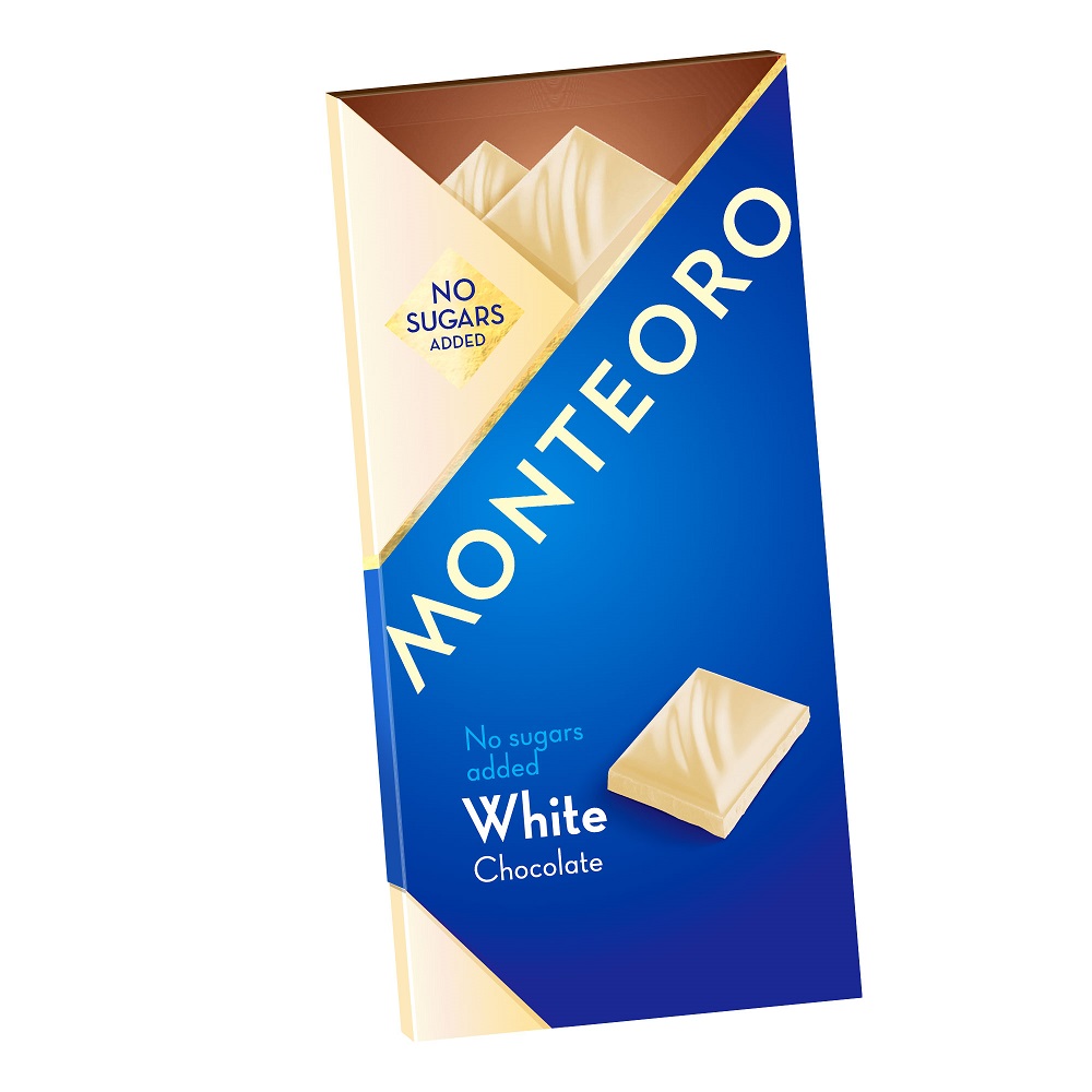 Ciocolata alba, 90 g, Monteoro