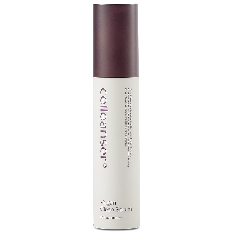 Ser antirid, hıdratant, antioxidant si antiinflamator Vegan Clean, 30 ml, Celleanser