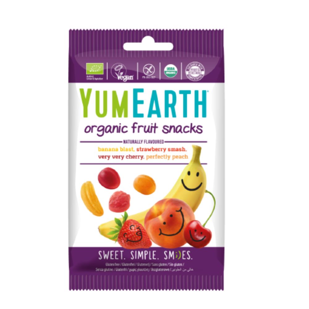 Jeleuri bio cu aroma de fructe, 50 g, YumEarth