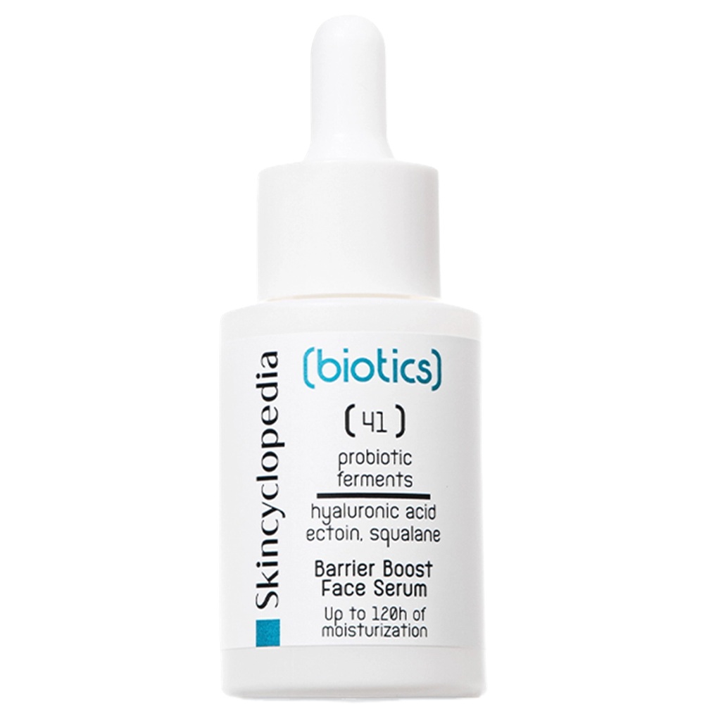 Ser facial hidratant cu acid hialuronic, ectoina si squalene Biotics, 30 ml, Skincyclopedia