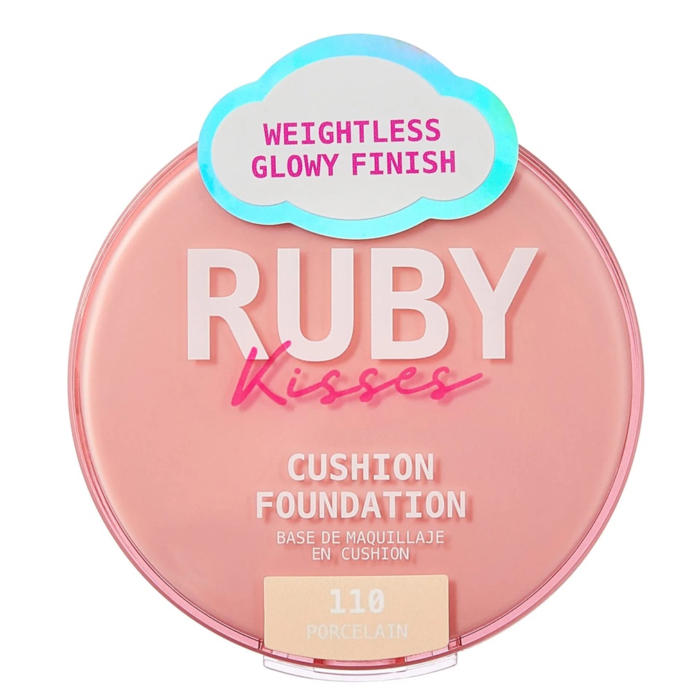 Fond de ten compact Cushion Foundation Porcelain, 15 g, Ruby Kisses