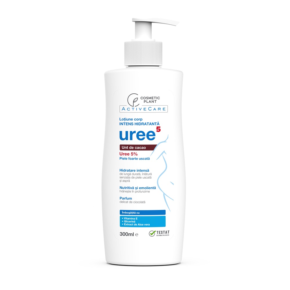 Lotiune de corp intens hidratanta cu 5% uree Active Care, 300 ml, Cosmetic Plant