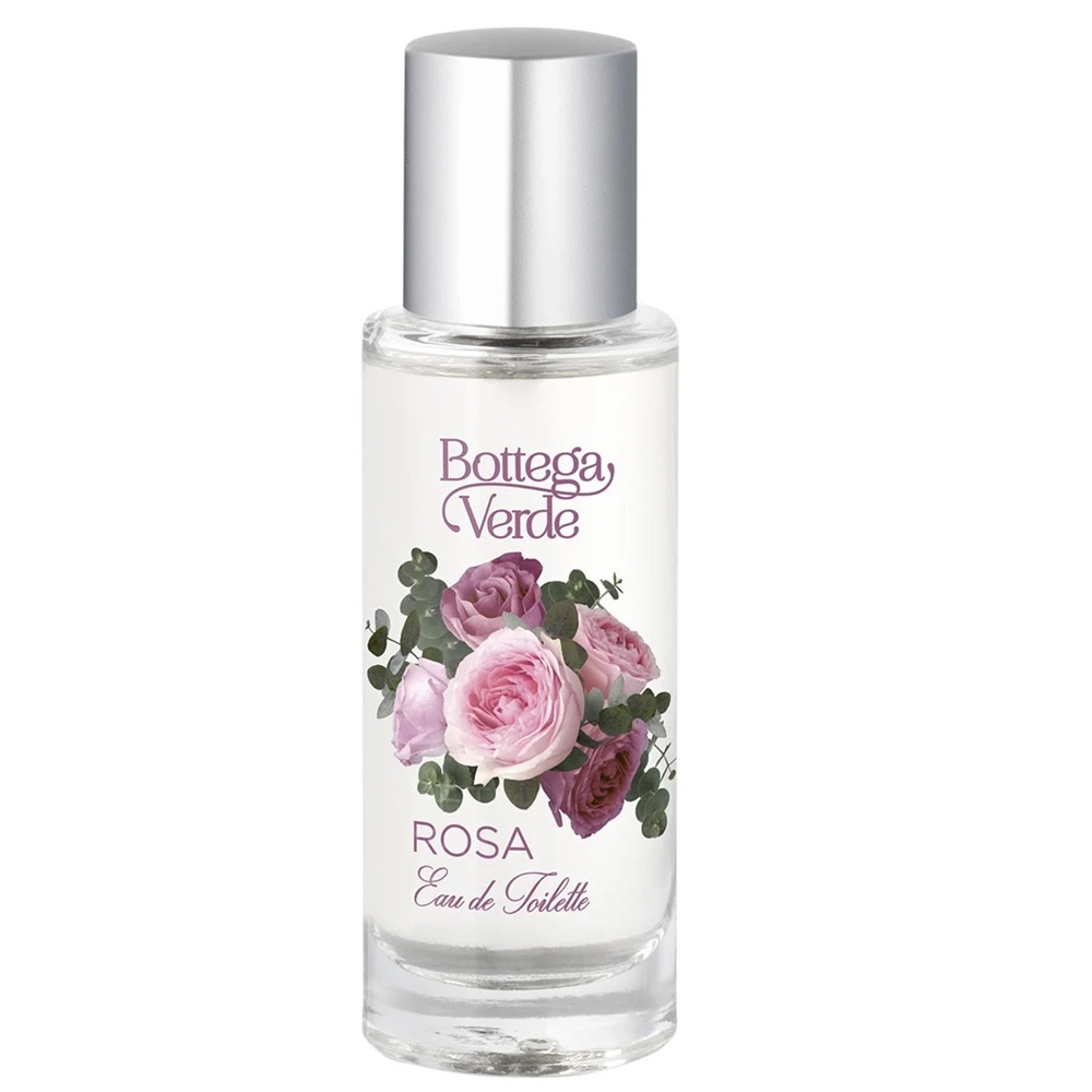 Apa de toaleta cu aroma de trandafiri Rosa, 30 ml, Bottega Verde