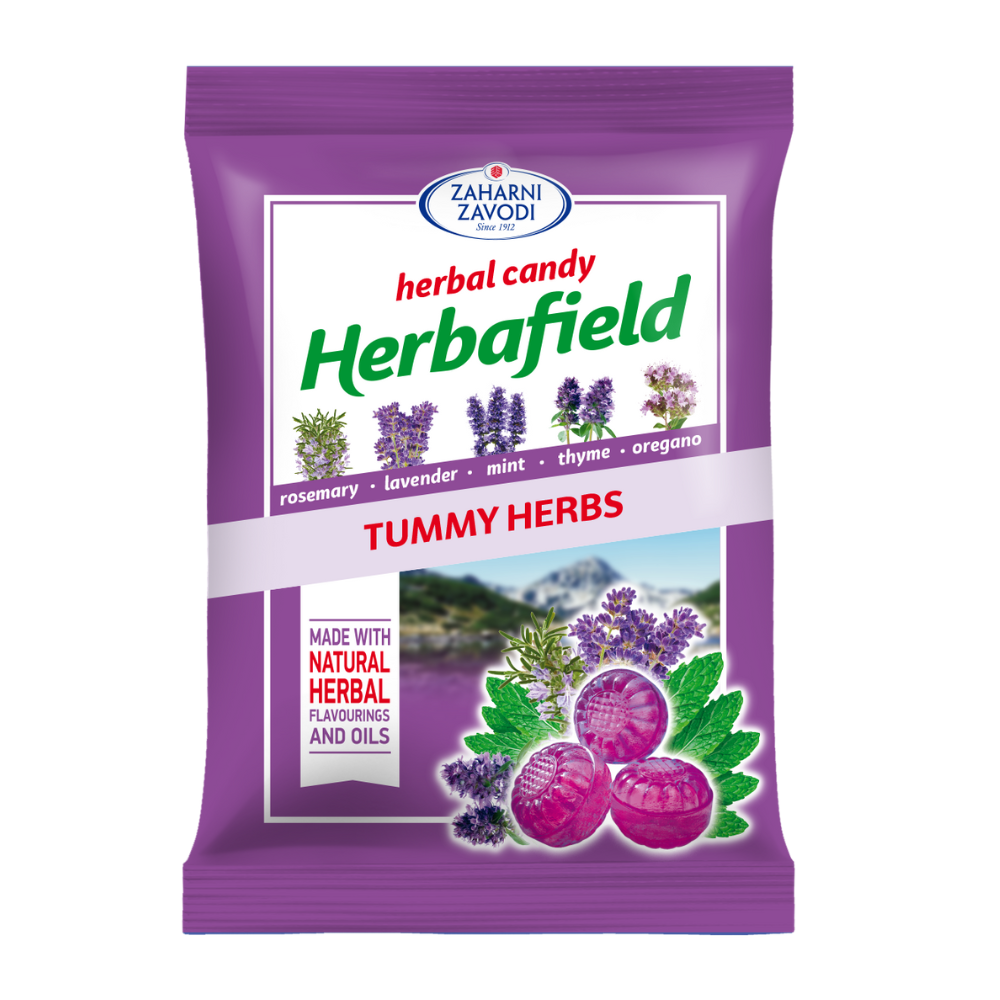 Dropsuri cu uleiuri naturale din plante Tummy Herbs, 75 g, Herbafield